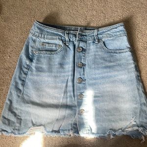 American Eagle Button Up Jean Skirt